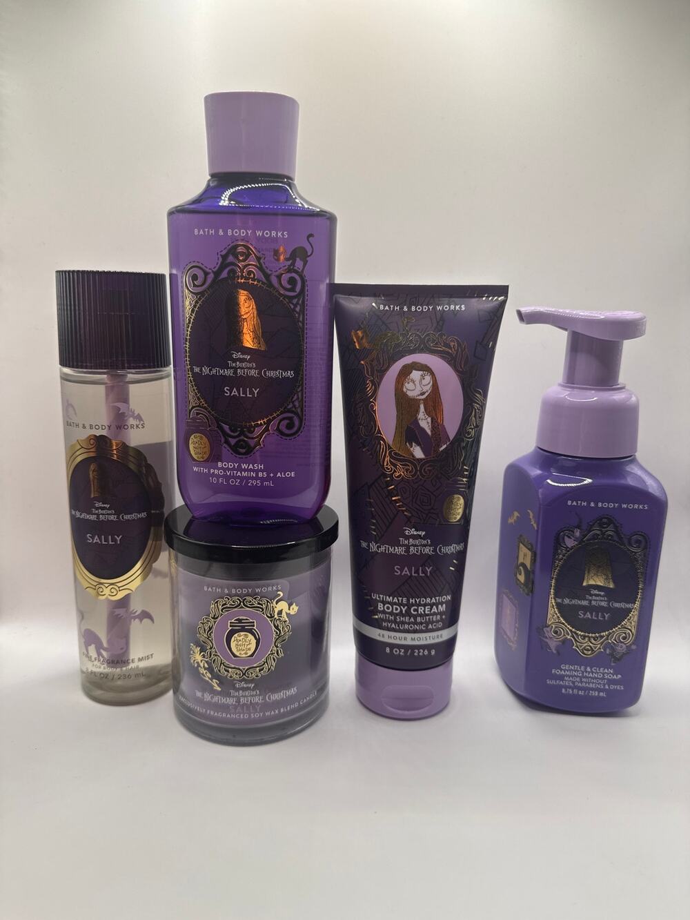 Bath & Body Works NIGHTMARE BEFORE CHRISTMAS Sally Body Care + Candle